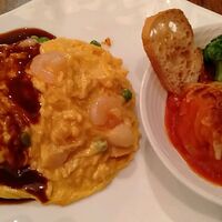 グリル満天星 麻布十番 新宿店 - ワンプレートミックス(オムレツライスとロールキャベツ)2200円 グリル満天星 麻布十番 新宿店 - ワンプレートミックス(オムレツライスとロールキャベツ)2200円