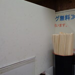 ラーメン二郎 - 仕切りの取り換え時が難しい