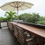 島野菜カフェ Re:Hellow BEACH - テラス席(カウンター)