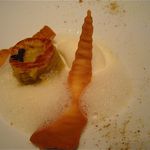 フロリレージュ - デザート：石川県五郎島金時とホワイトチョコレート