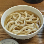 讃岐うどん 本格手打 てつ家 - かけうどん ひやあつ 中盛