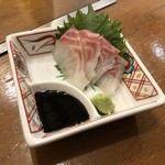 花水木 - 単品の鯛のお造りの小