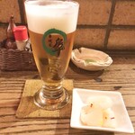 串焼家　まる房ず - ビールとお通し