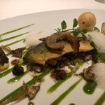 ラ クレリエール - 2020.6.  鮎のヴァリエーション ささ茶とクレソンのソース