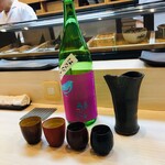 松寿司 - 庭のうぐいす　純米吟醸はなびえ