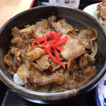 白楽天 - ミニ盛りセット ミニ焼肉丼