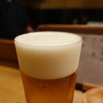 花いち - 薄張りにビール