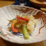 花いち - 海老と椎茸豆打和え