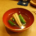 花いち - 穴子と万願寺唐辛子