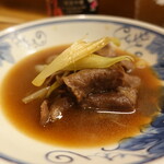 花いち - 牛肉と茗荷の鋤焼