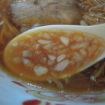 中華そば 吾衛門 - 玉ねぎがこれまた旨い(*^^)v