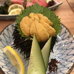 博多の大衆料理 喜水丸 - 宮城産『殻付ウニ』