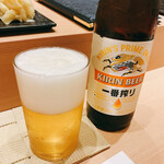 Sushi Shiorian Yamashiro - キリン一番搾り  中瓶