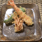 湖粋 - エビとししとう