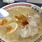 双喜紋 - ネギ抜き、ニンニク・辛味アリアリ
      の超コッテリ仕様！トッピングは味付けたまご