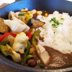 道の駅 遠軽森のオホーツク - 1日分の野菜カレー　780円