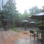 Hotel Harvest Kyu Karuizawa - Garden (Unfortunately, the weather is not good)