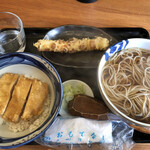 Uzu - ♪鶏天丼セット(かけ)¥690 ちくわ天¥110