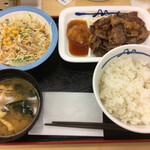 松屋 - カルビ焼肉定食