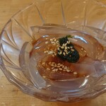 とんかつ 武蔵 - 手作りのところてん