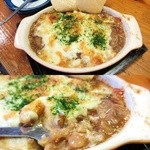 岩金 - もんじゃグラタン