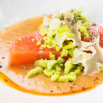 Musai An Ikeda - Low-temperature Confit of Shinshu Salmon – Freshwater Fish Bouillabaisse Style (Chef's Omakase Course)