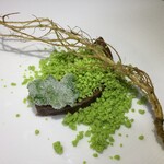 Musai An Ikeda - Fresh Chocolate and Mr. Yoda's Cilantro Sorbet – Caramelized Roots