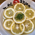 らーめんまるはち - 鯛香露檸檬