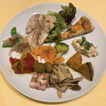 オステリア　デッラ　カパンナ - 料理写真:シェフの気まぐれ前菜盛り合わせ