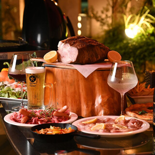 Very popular♪ Terrace only! A luxurious BBQ course that you can enjoy empty-handed★