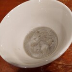 麺や而今 - 伊吹水出汁テイスティング