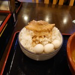 ラーメン パワースポット - いつもの、豚飯。カレーとうずら付き