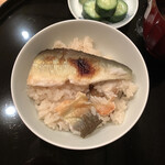 まき村 - 鮎ご飯