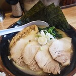 麺や 笑味寿 - 塩ラーメン＋トッピングチャーシュー2020.07.07