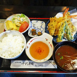千代寿司 - 本日のランチの天ぷら定食
