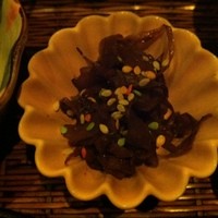 今彩 - 色彩コース6300円-【前菜8種取り合わせ】蓮根、牛蒡、ヤーコンのバルサミコはちみつ風味きんぴら仕立て3点