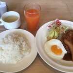 ガスト - 料理写真:ハンバーグモーニング599円＋税(2020.5.31)