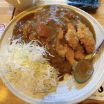 三是食堂 かつどころ - カレーを全部描けるとこんな風に