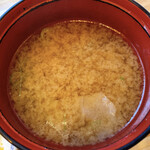 三是食堂 かつどころ - 味噌汁