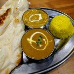 ウオマサラ - カレー2種類セット900円税込。