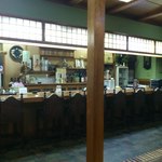 川崎屋 - カウンター席