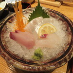 笠やま - うずしお御膳の刺身