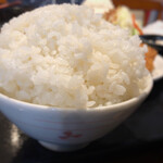 なかうらわ食堂 - これが普通盛りのごはん