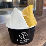 Premarché Gelateria - veganココナッツ＆マンゴーオレンジ✨