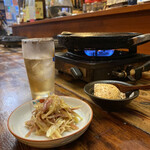 Date Shouten - みょうがのヌタとクリームチーズ豆腐