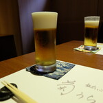 Itamaegokoro Kikuura - 生ビール（７４８円）
