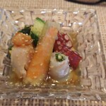 Genkai Zushi - 魚介の酢の物  600円