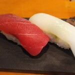 玄海鮨 - マグロ  イカ