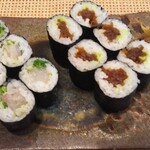 玄海鮨 - カンパチ細巻  カンピョウ巻