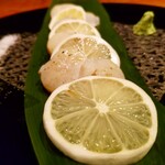Shimizuya - ホタテ塩炙りレモン
